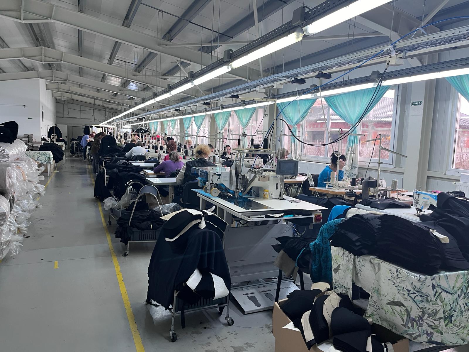 Sewing and assembly area